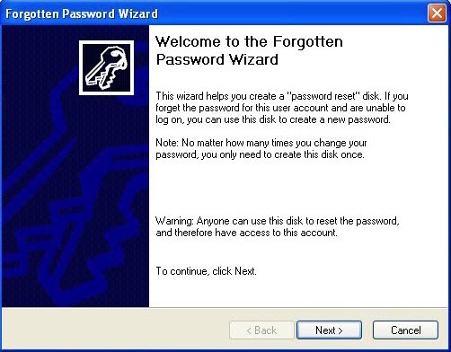 How To Create A Windows Xp Password Reset Disk Free And Use It Daossoft