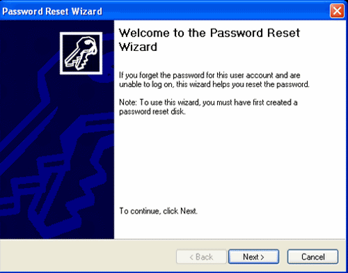 reset password mini xp